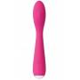 Ярко-розовый G-стимулятор IRIS Clitoral & G-spot Vibrator - 18 см.