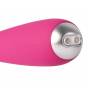 Ярко-розовый G-стимулятор IRIS Clitoral & G-spot Vibrator - 18 см.