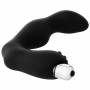 Черный вибромассажер простаты FantASStic Vibrating Prostate Massager - 11,3 см.