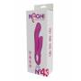 Розовый вибратор-кролик NAGHI NO.43 RECHARGEABLE DUO VIBRATOR - 23 см.