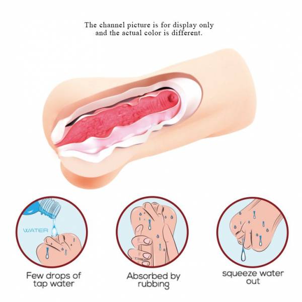 Компактный мастурбатор-вагина с эффектом смазки