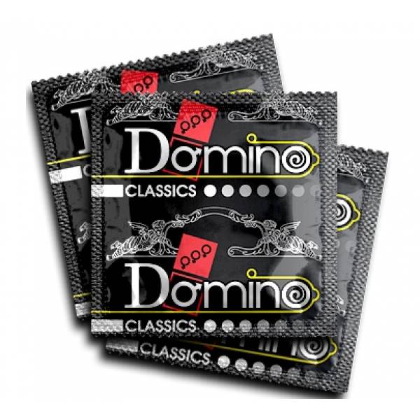 Ароматизированные презервативы Domino  Земляника  - 3 шт.