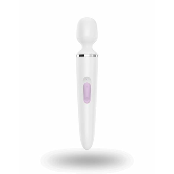 Белый вибратор Satisfyer Wand-er Woman