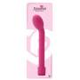 Ярко-розовый вибромассажер G-SPOT VIBRATOR - 21 см.