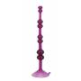 Фиолетовая анальная цепочка на присоске LOVE THROB PURPLE - 17,8 см.