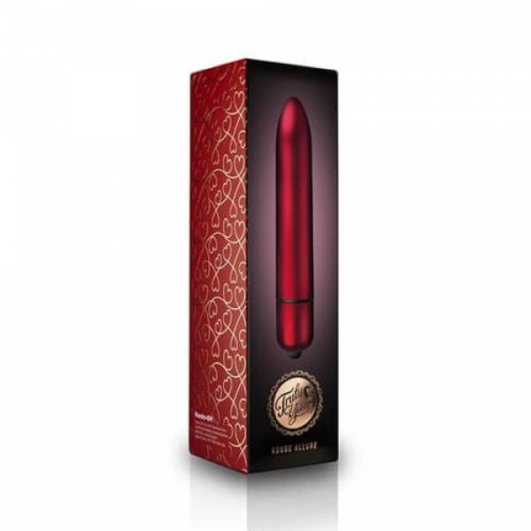 Красный мини-вибратор Rouge Allure - 16 см.